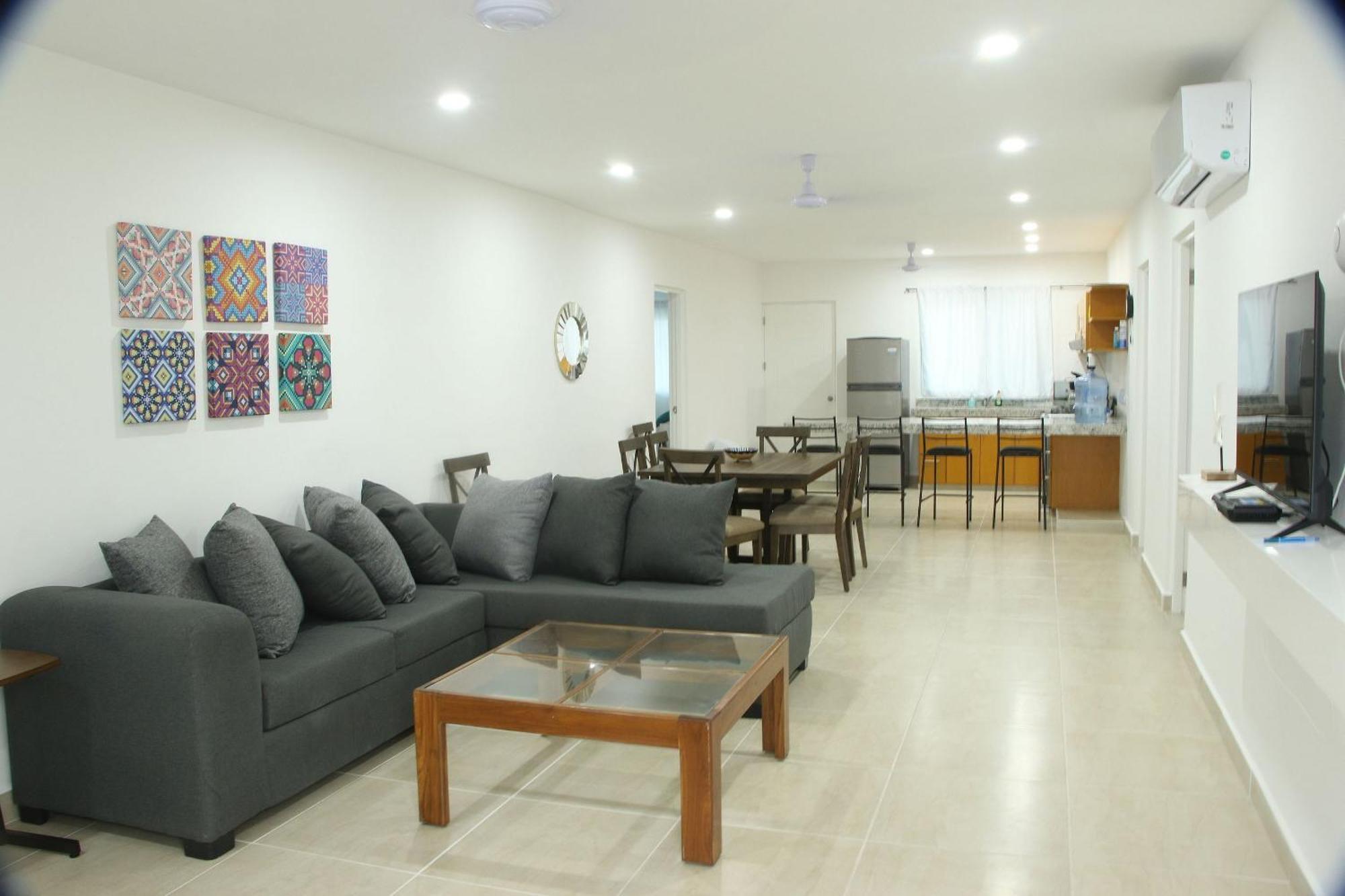Edifico Con Departamentos Amplios Cerca De La Playa Apartment Puerto Morelos Luaran gambar
